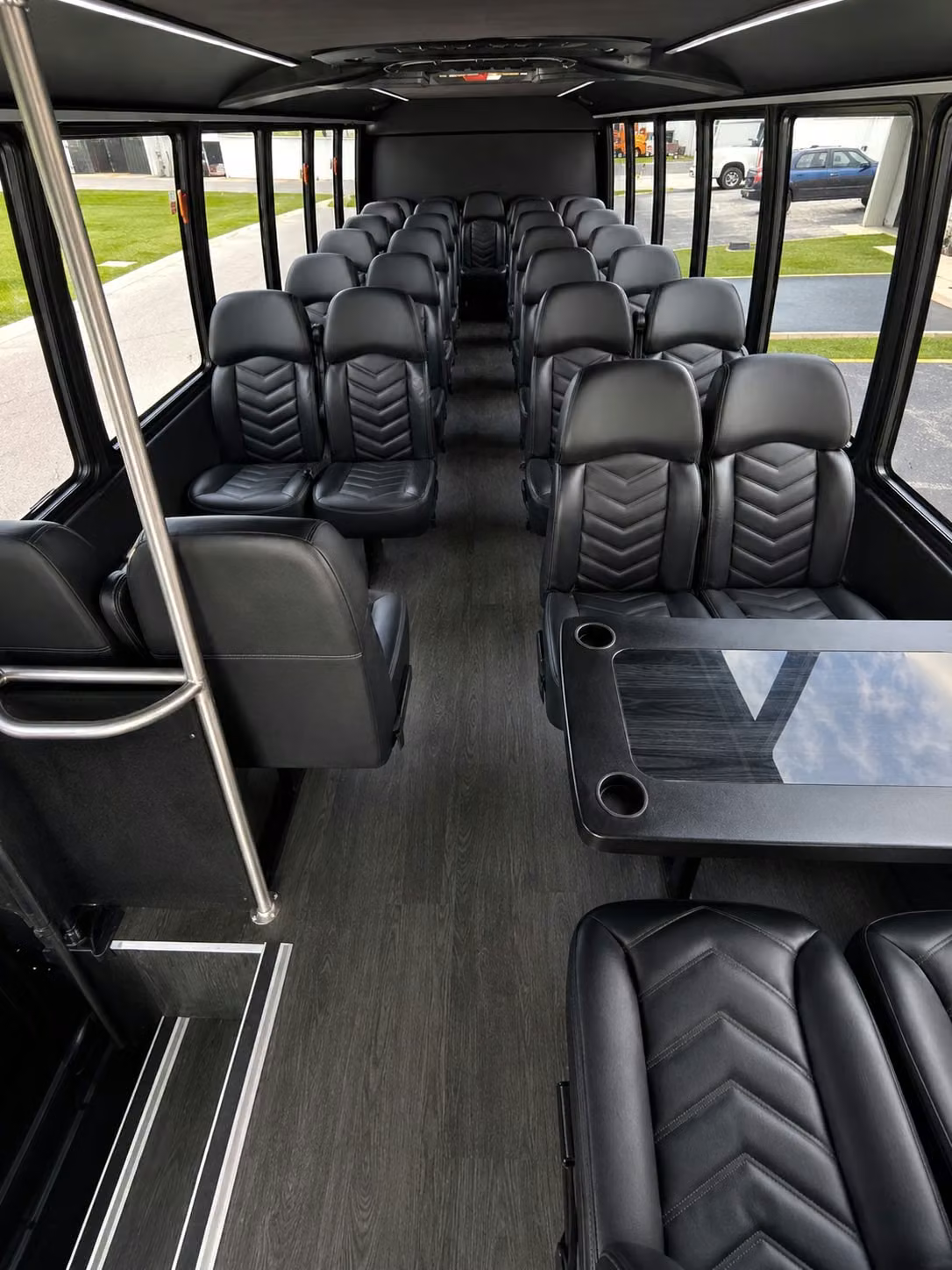 20 passenger minibus inside