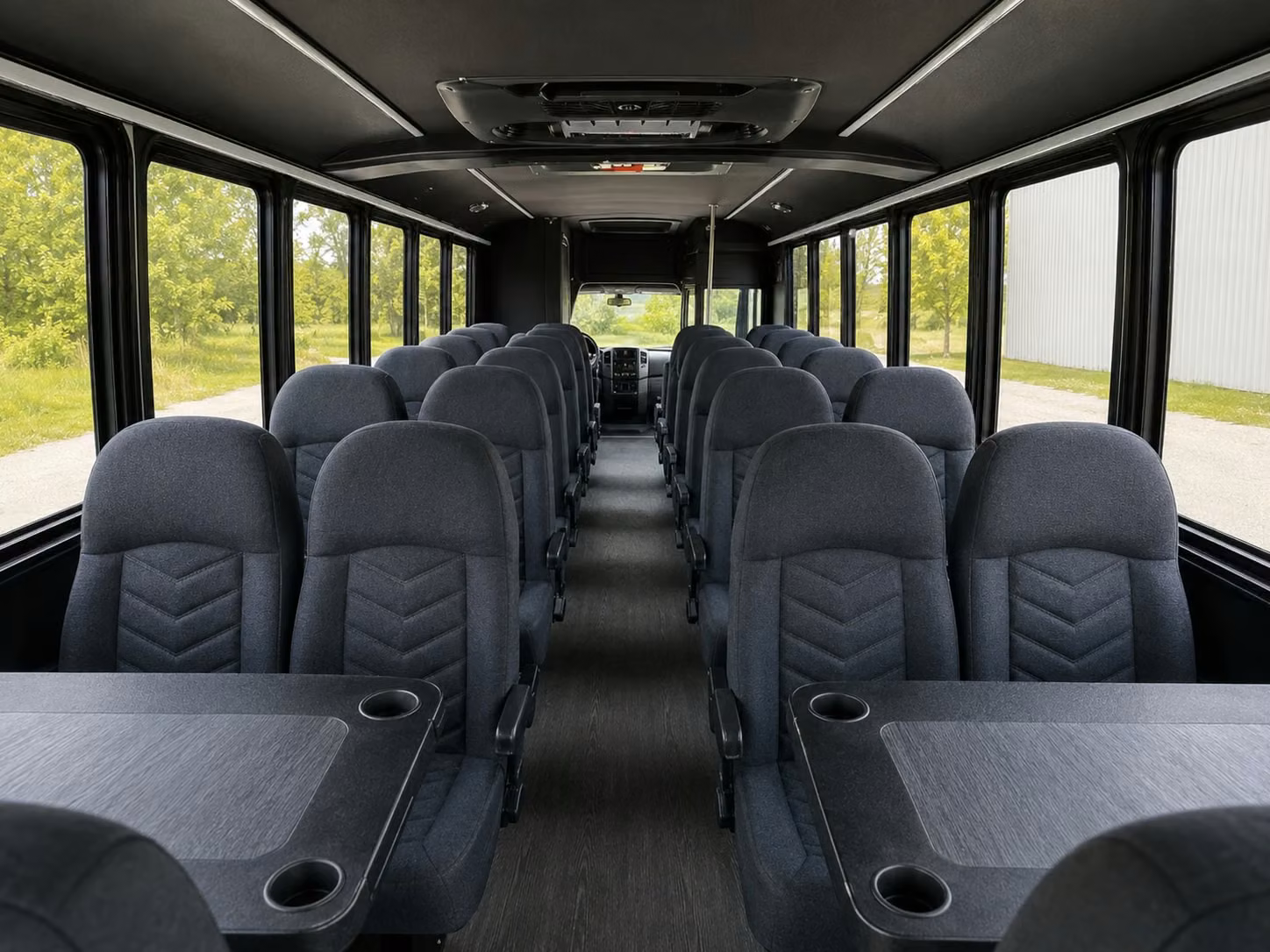 20 passenger minibus interior