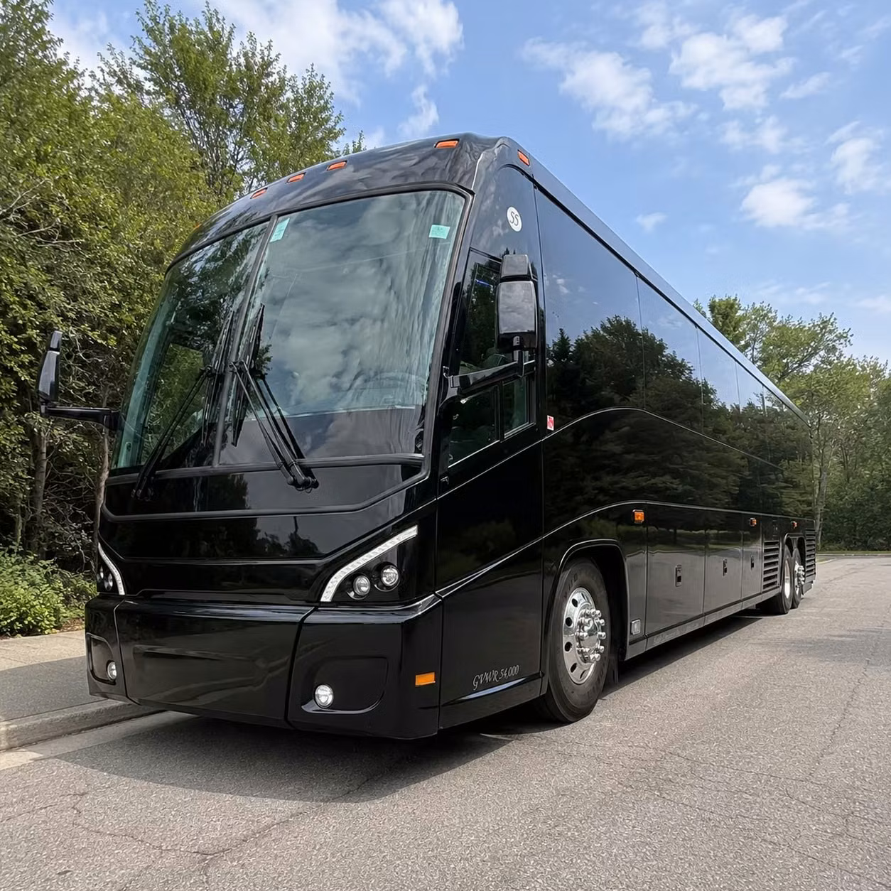 charter buses for military ceremonies and events at bay area installations