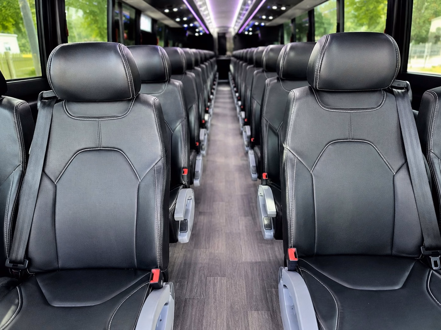 fremont charter bus interior