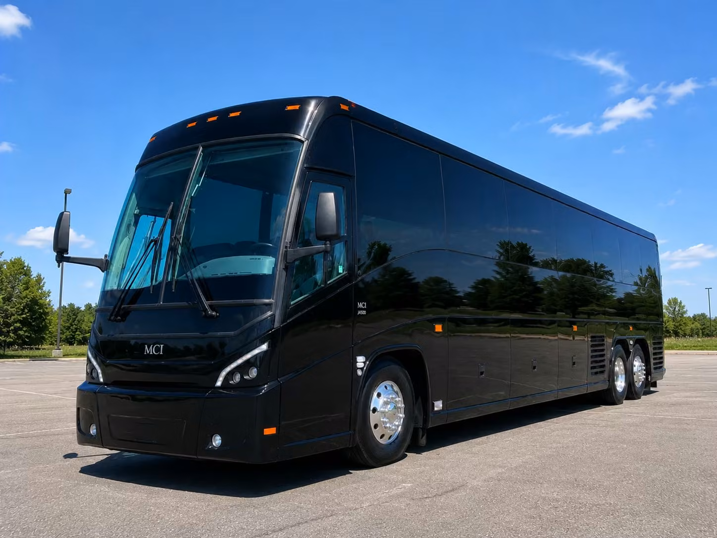 fremont charter bus rental exterior